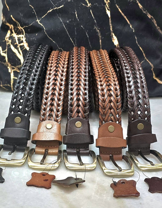 Braided Leather Belts