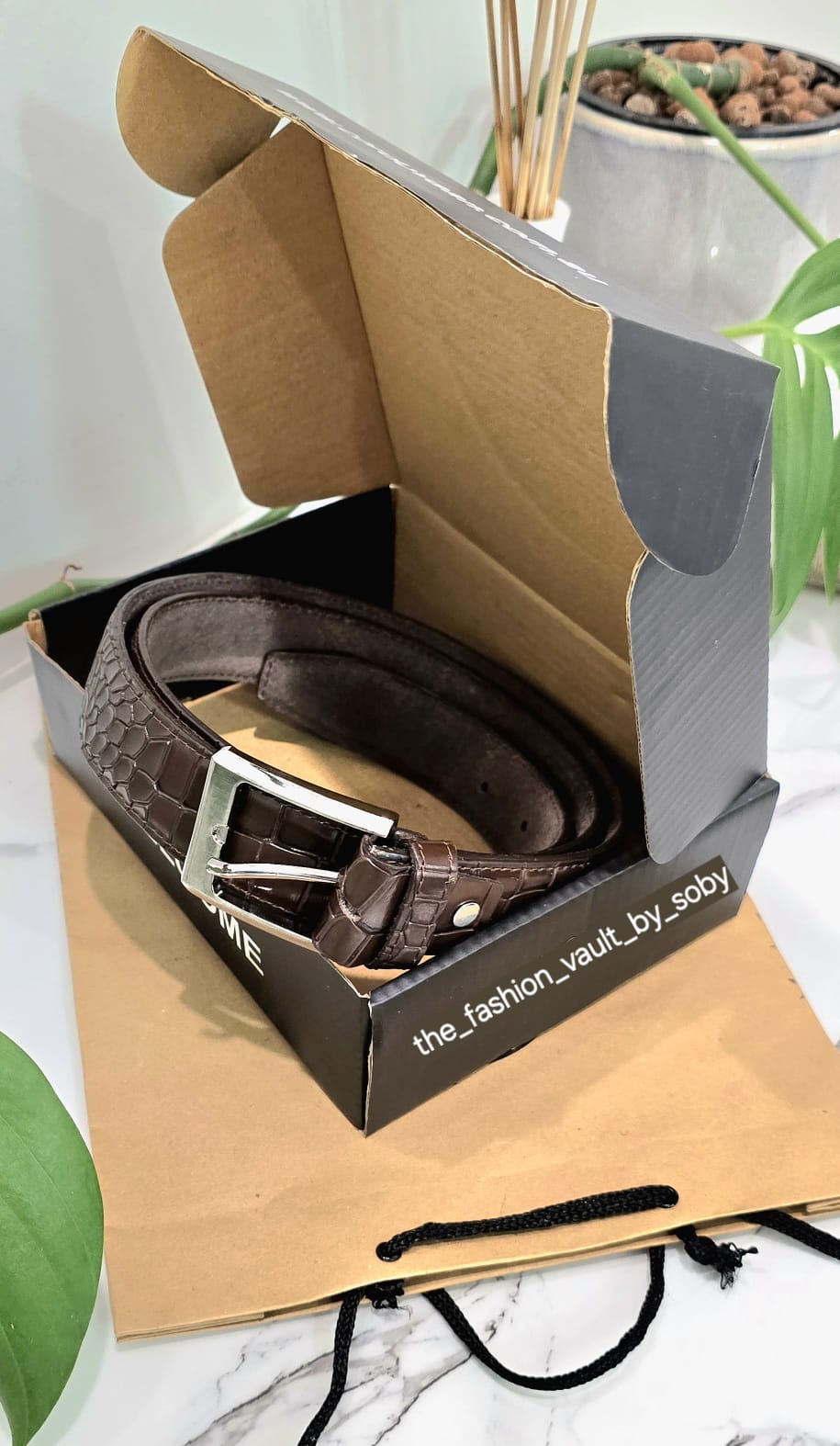 Crocodile Leather Belts